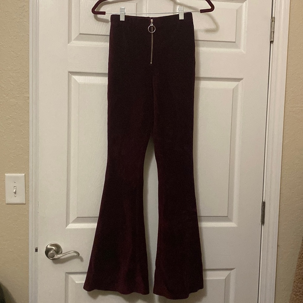forever 21 high waisted flare pant